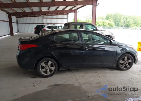 2012 Hyundai Elantra Gls from USA, damaged, VIN KMHDH4AE4CU305604